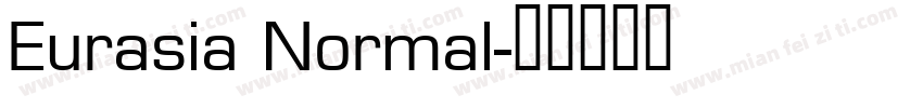 Eurasia Normal字体转换